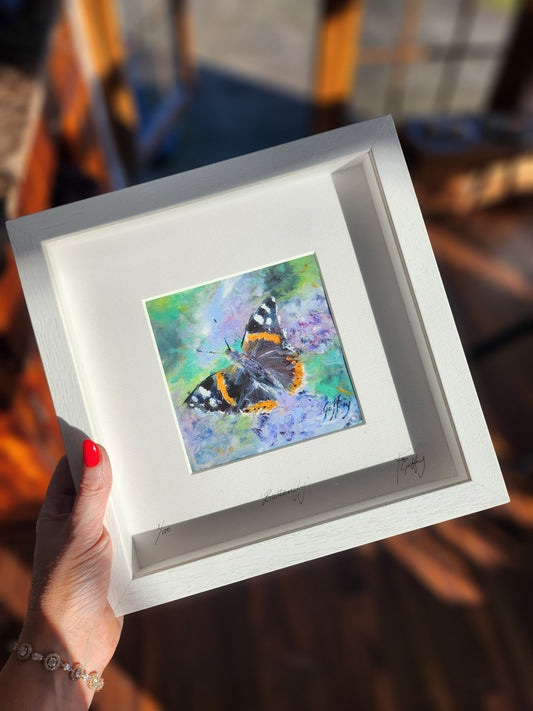 Butterfly- Mini Fine Art Print Framed