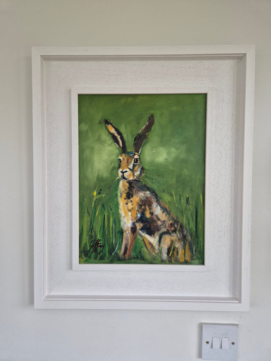 A Country Hare- Original Oil Painting