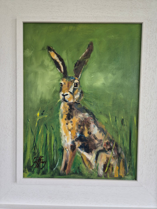 A Country Hare- Original Oil Painting