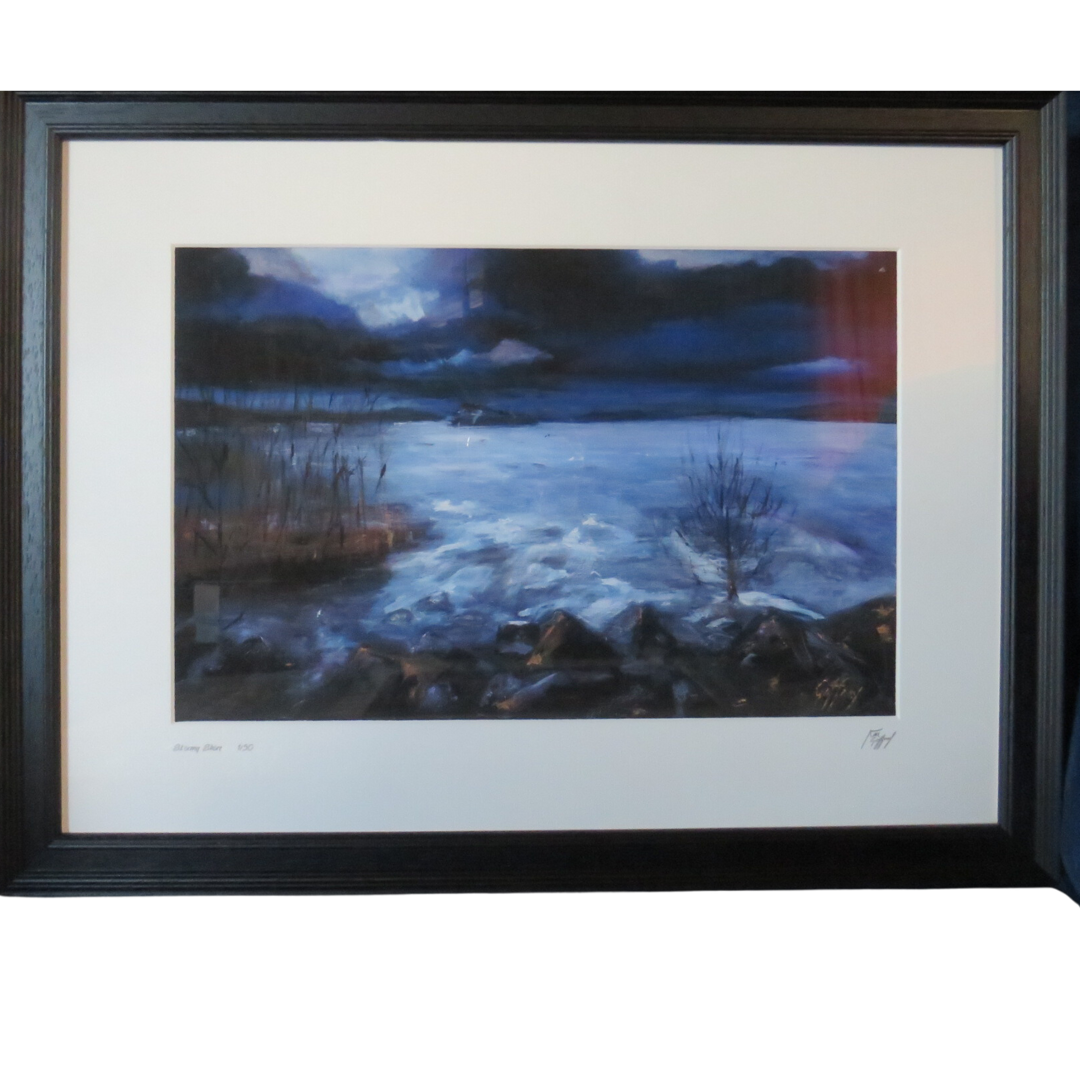 A Stormy Shore- Fine Art print