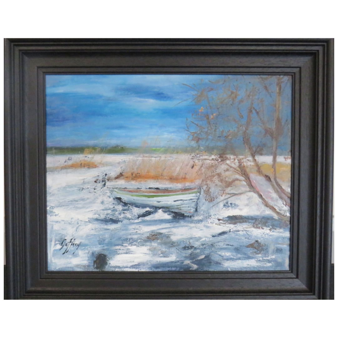 Sebana's boat- Oil on Canvas