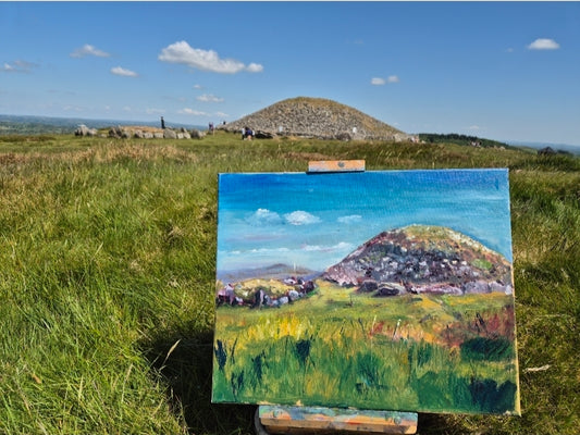 Loughcrew en plein air-original oil painting