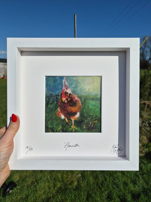 Henrietta-mini framed print
