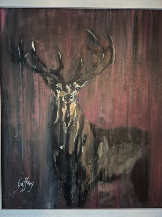 Through The Rain- Original Oil Painting.