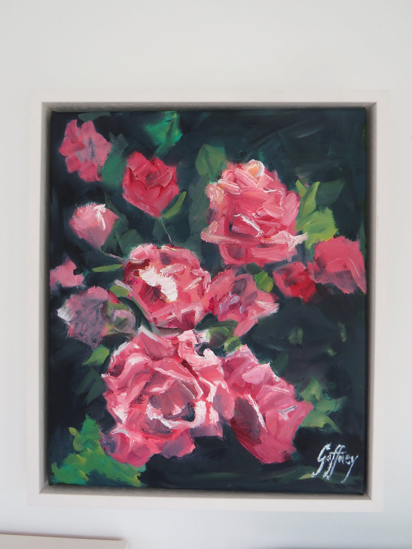 *New* Pink Roses-Original Oil Painting