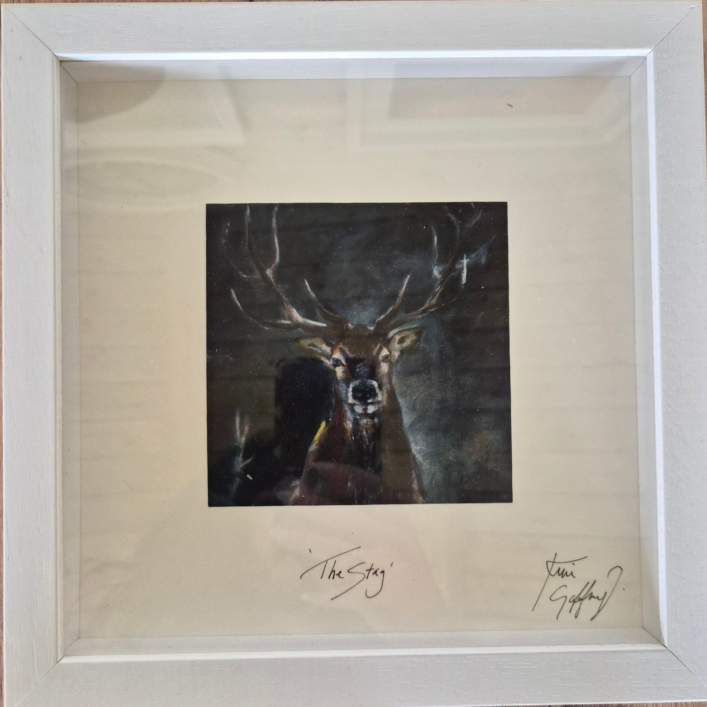 Mini Framed Stag Print