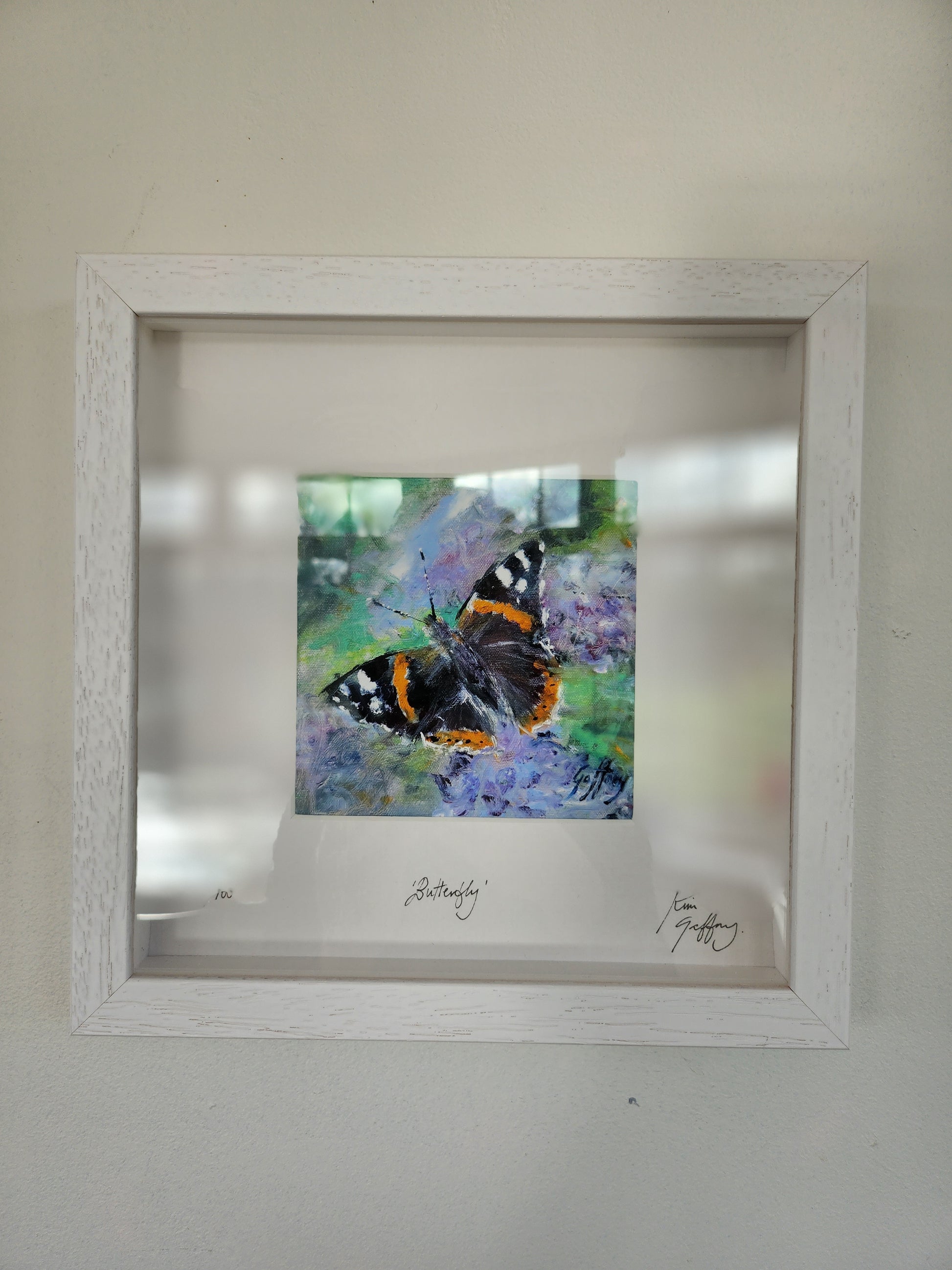 Butterfly- Mini Fine Art Print Framed