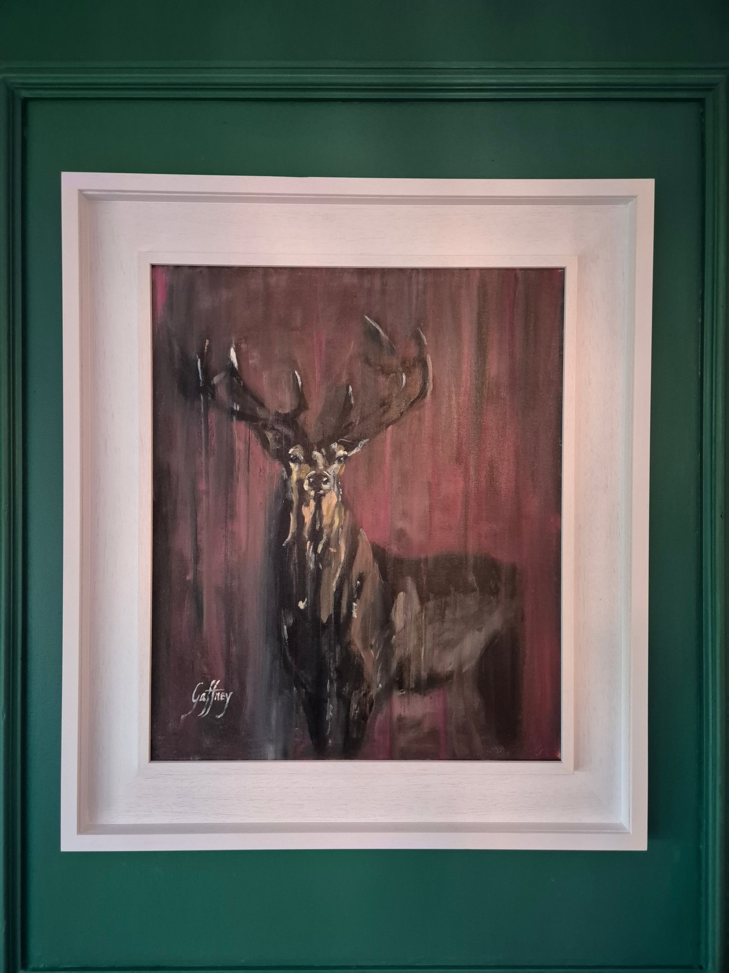 Through The Rain- Original Oil Painting.