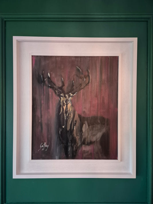 Through The Rain- Original Oil Painting.