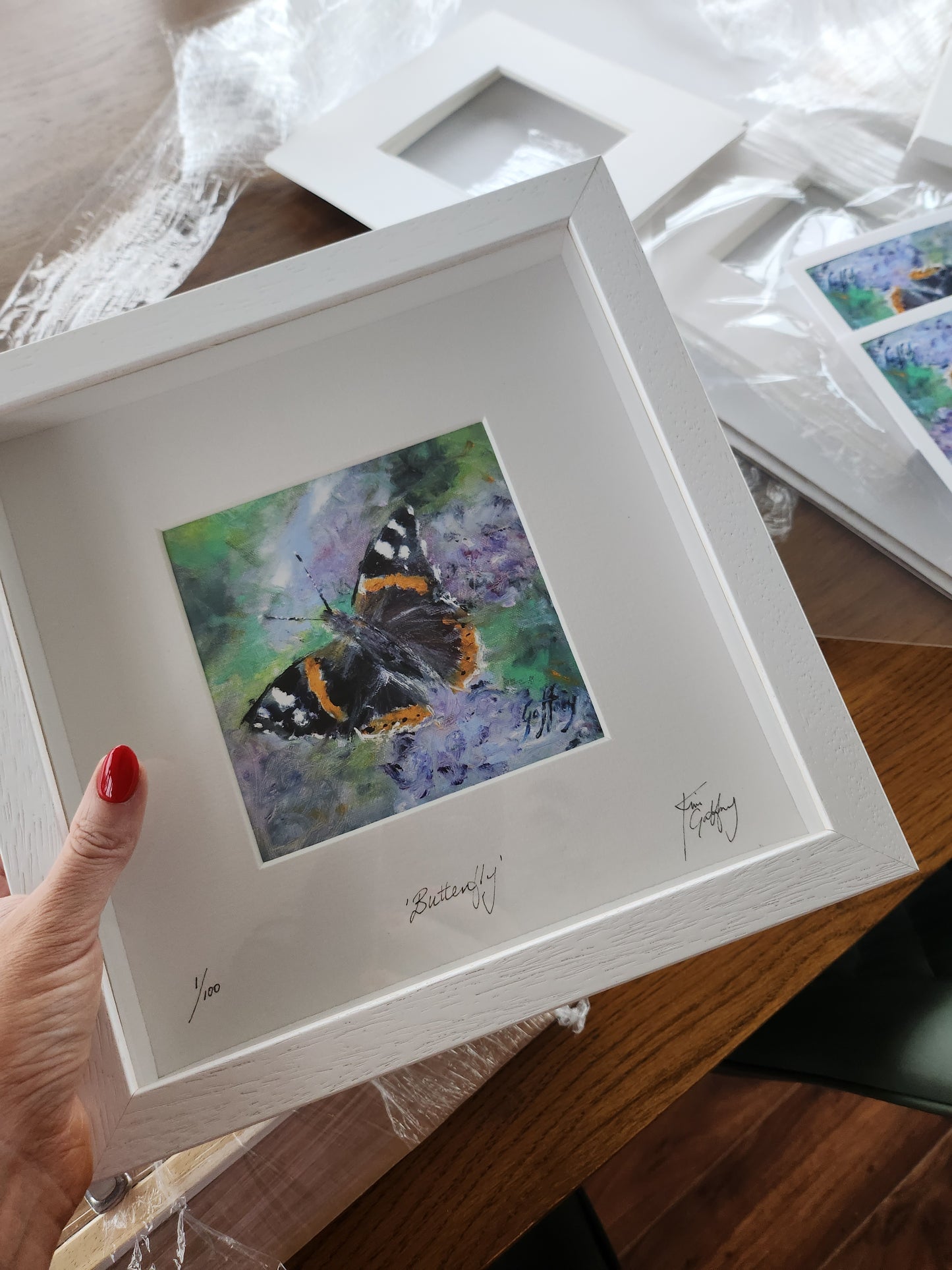 Butterfly- Mini Fine Art Print Framed