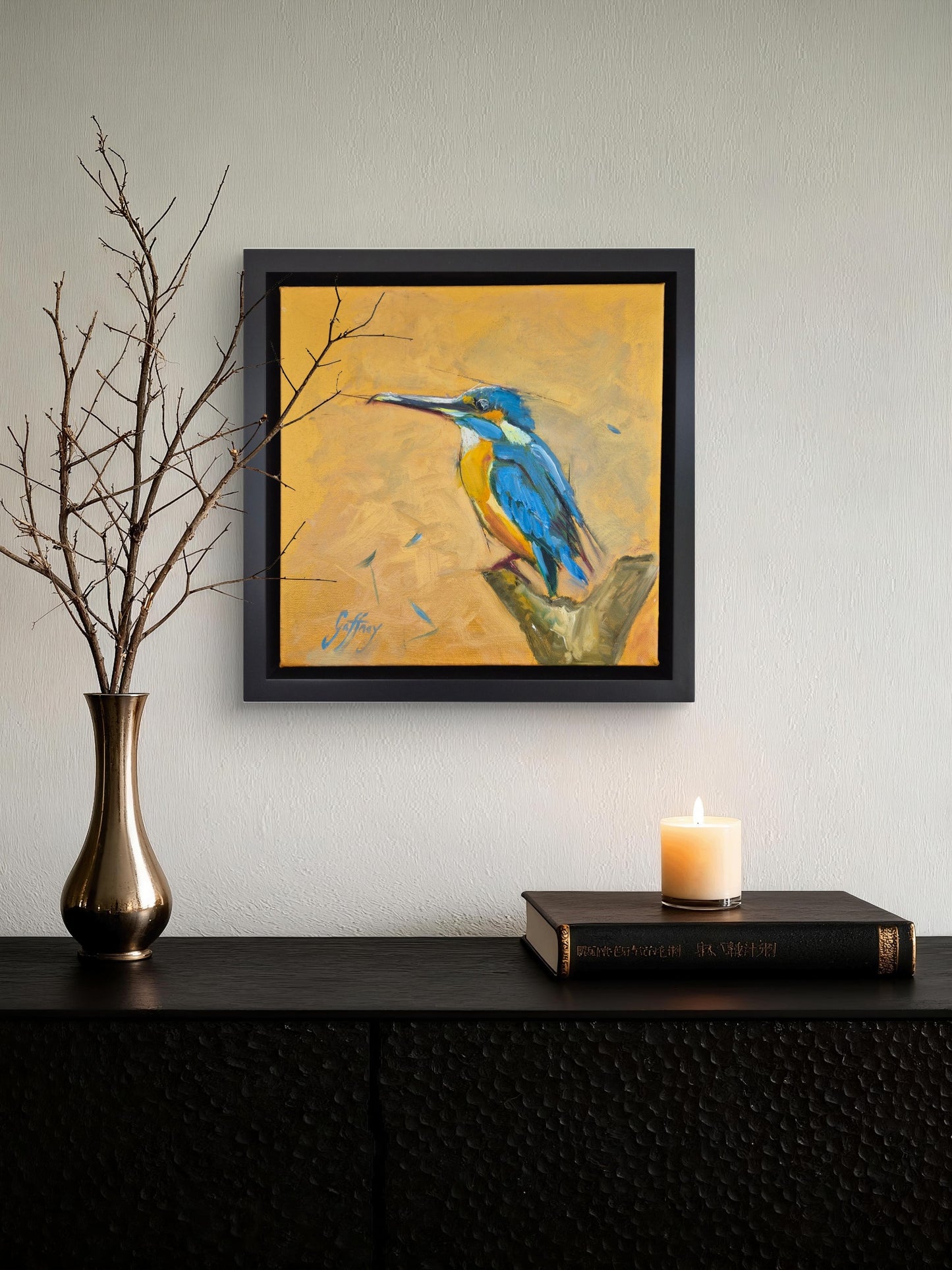 Kingfisher - Original Oil Painting