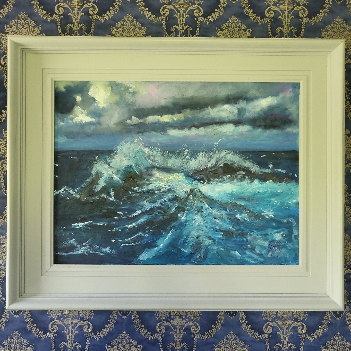 A Stormy Sea- Original