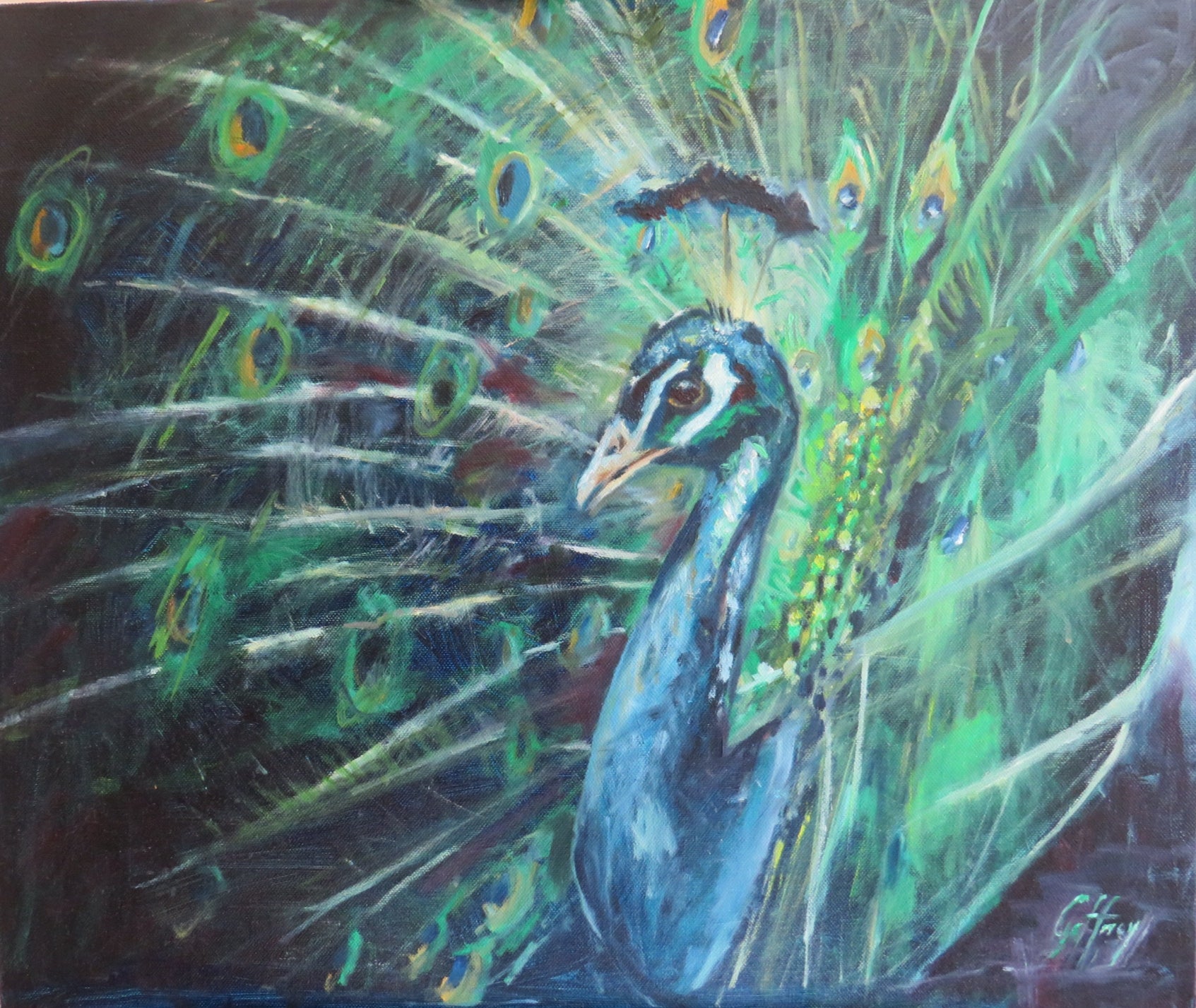 Peacock Painting