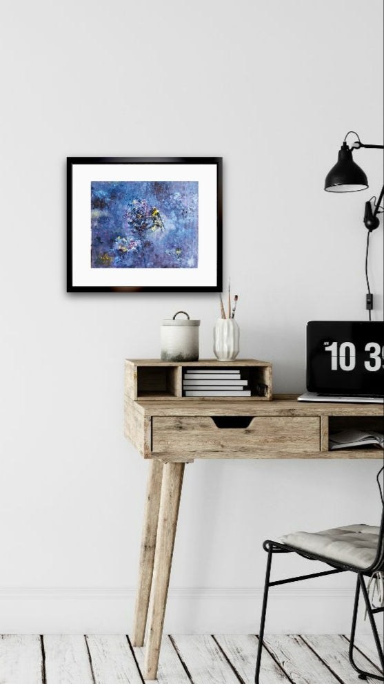 The Lavender Bee - Print - Wildlife art
