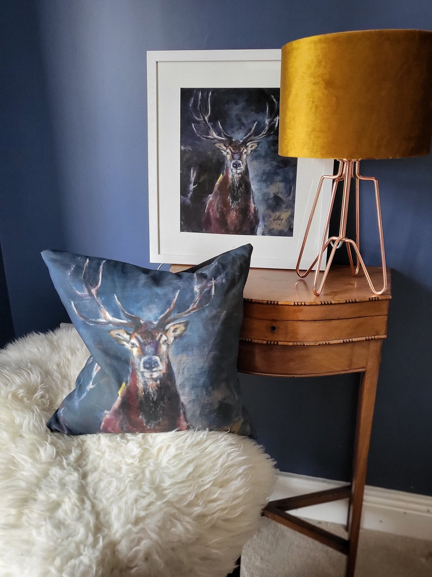 Stag Print For Cushion