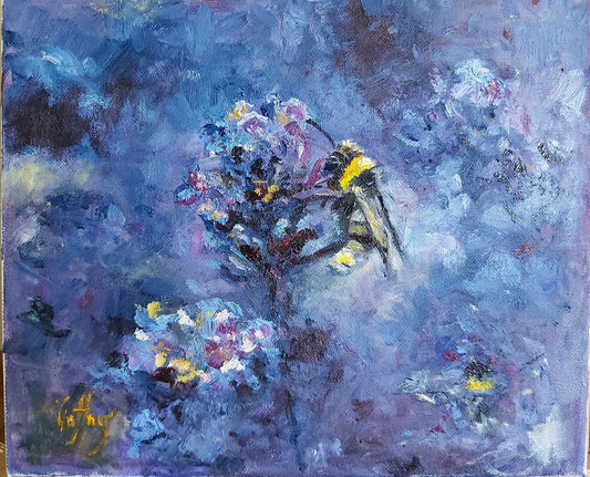 The Lavender Bee - Print - Wildlife Art