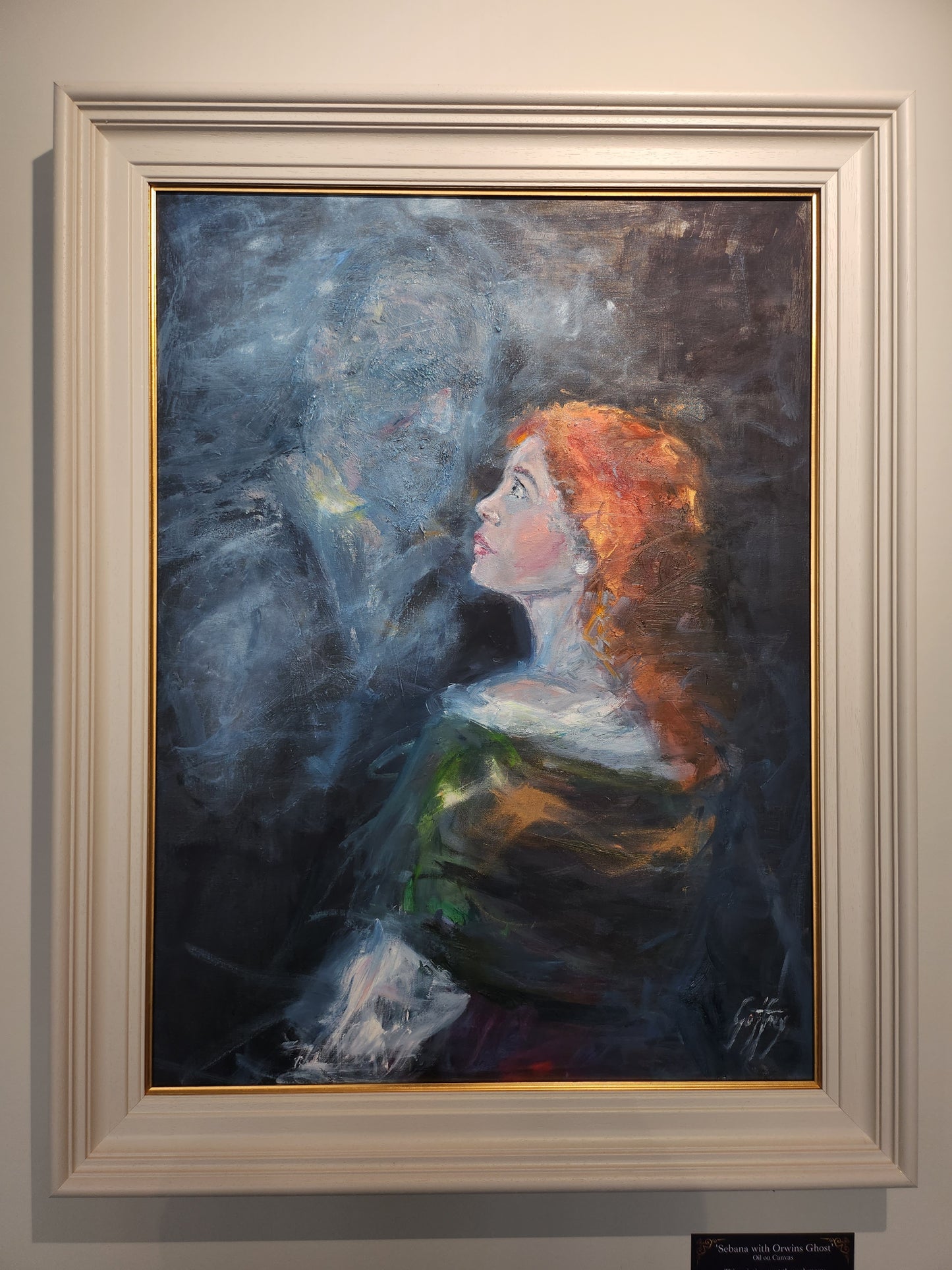 Sebana with Orwin's Ghost- Original Oil on Canvas