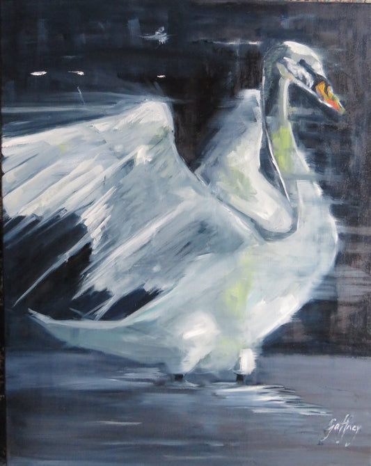 Swansong- Original Oil on Canvas