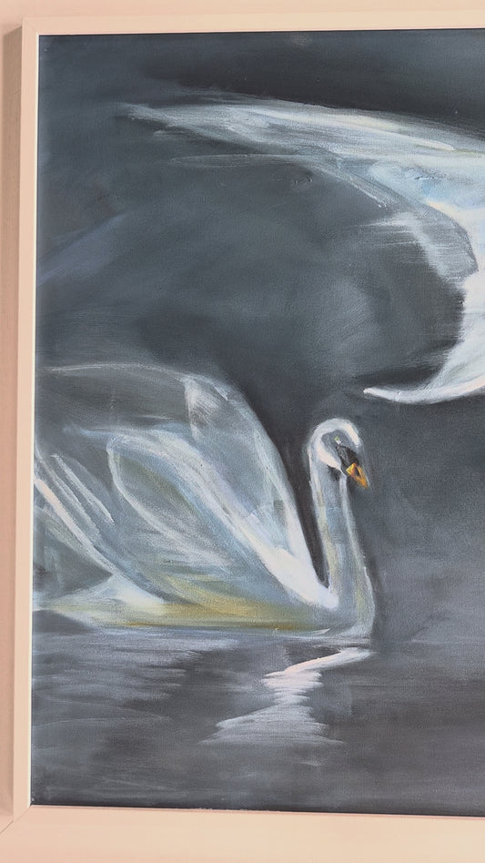 The Flight- Original Oil on Canvas