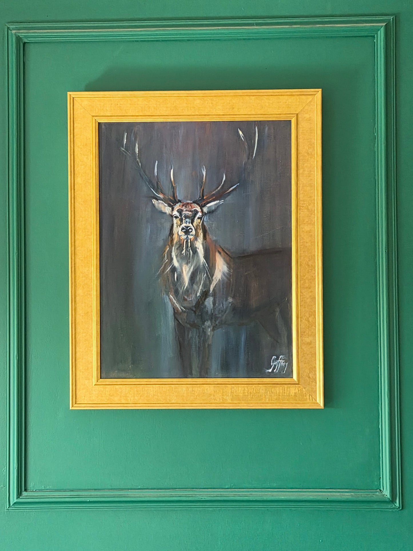 The Regal Stag - Original Oil Painting