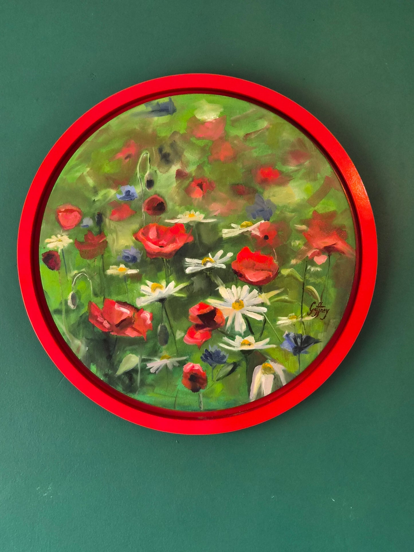 *New* The Wildflowers-Original Oil Painting