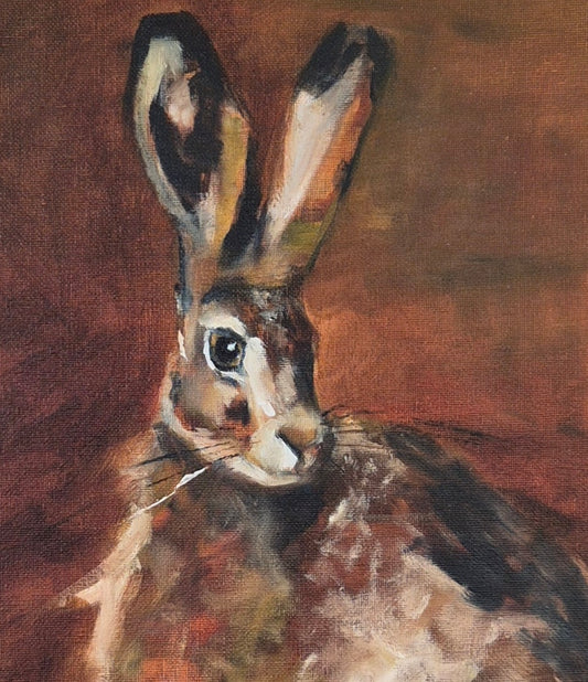 The Brown Hare - Original Oil Painting