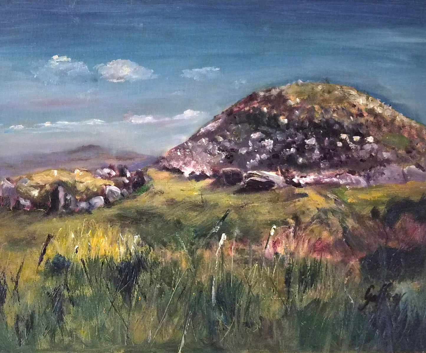 Loughcrew en plein air-original oil painting