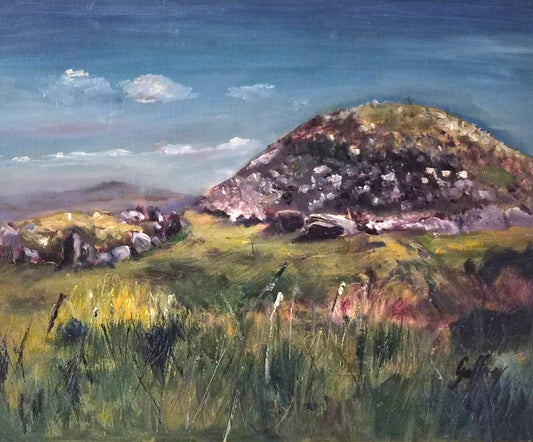 Loughcrew en plein air-original oil painting