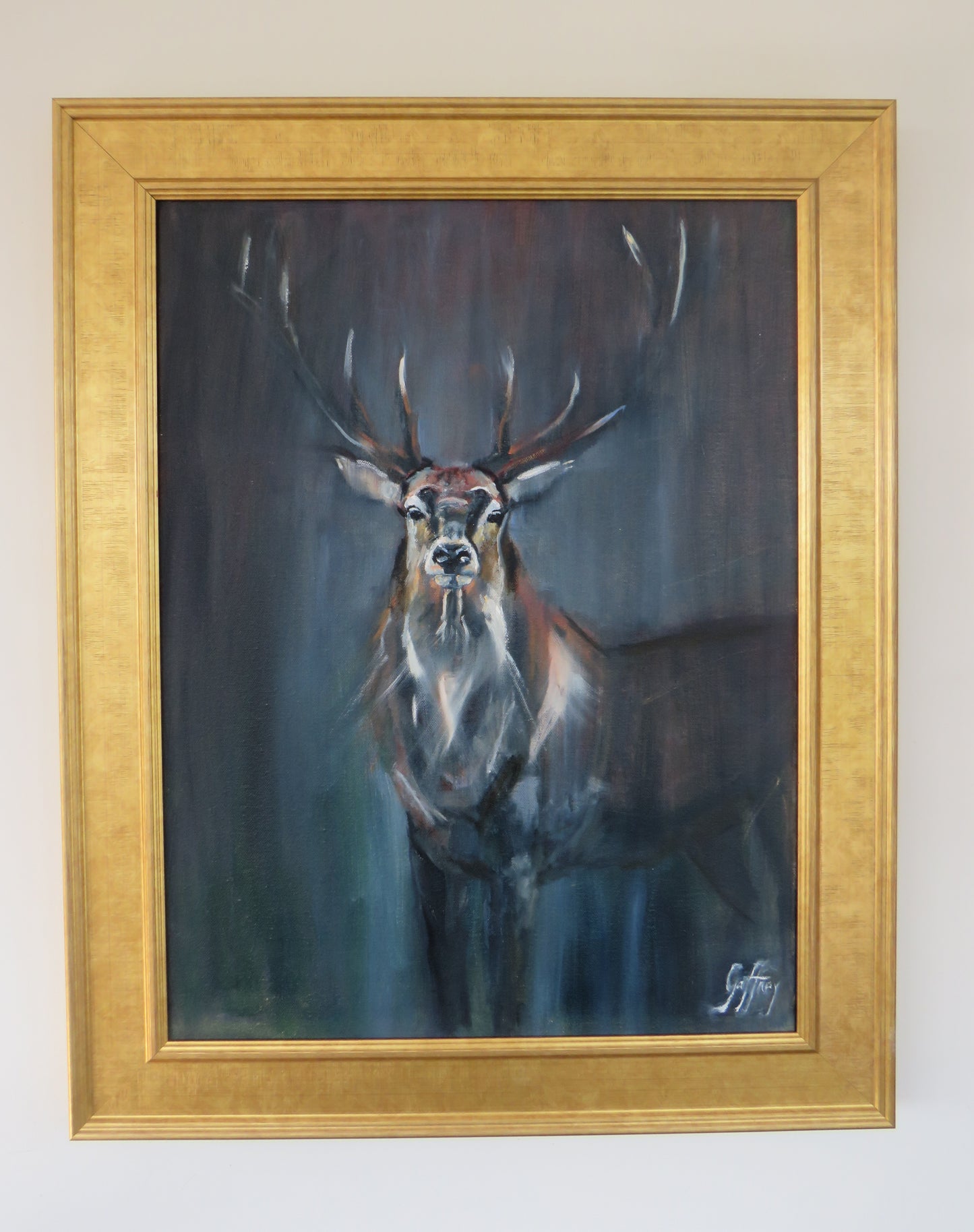 The Regal Stag - Original Oil Painting