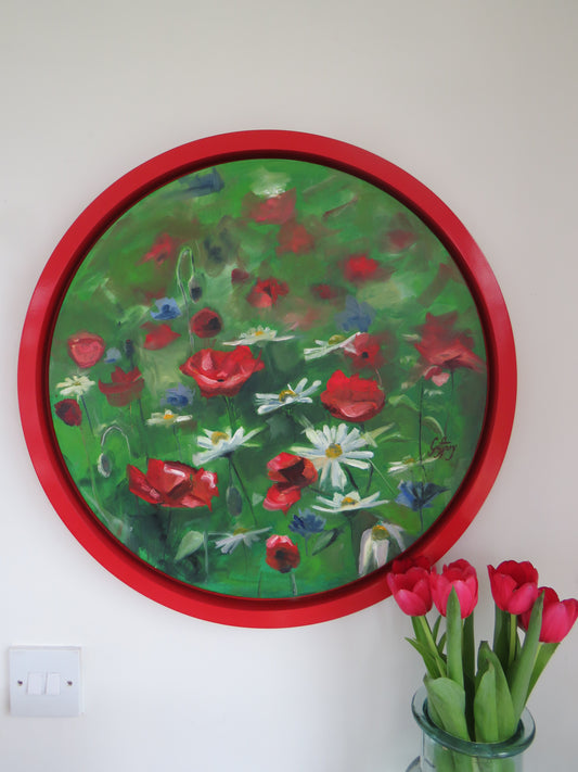 *New* The Wildflowers-Original Oil Painting