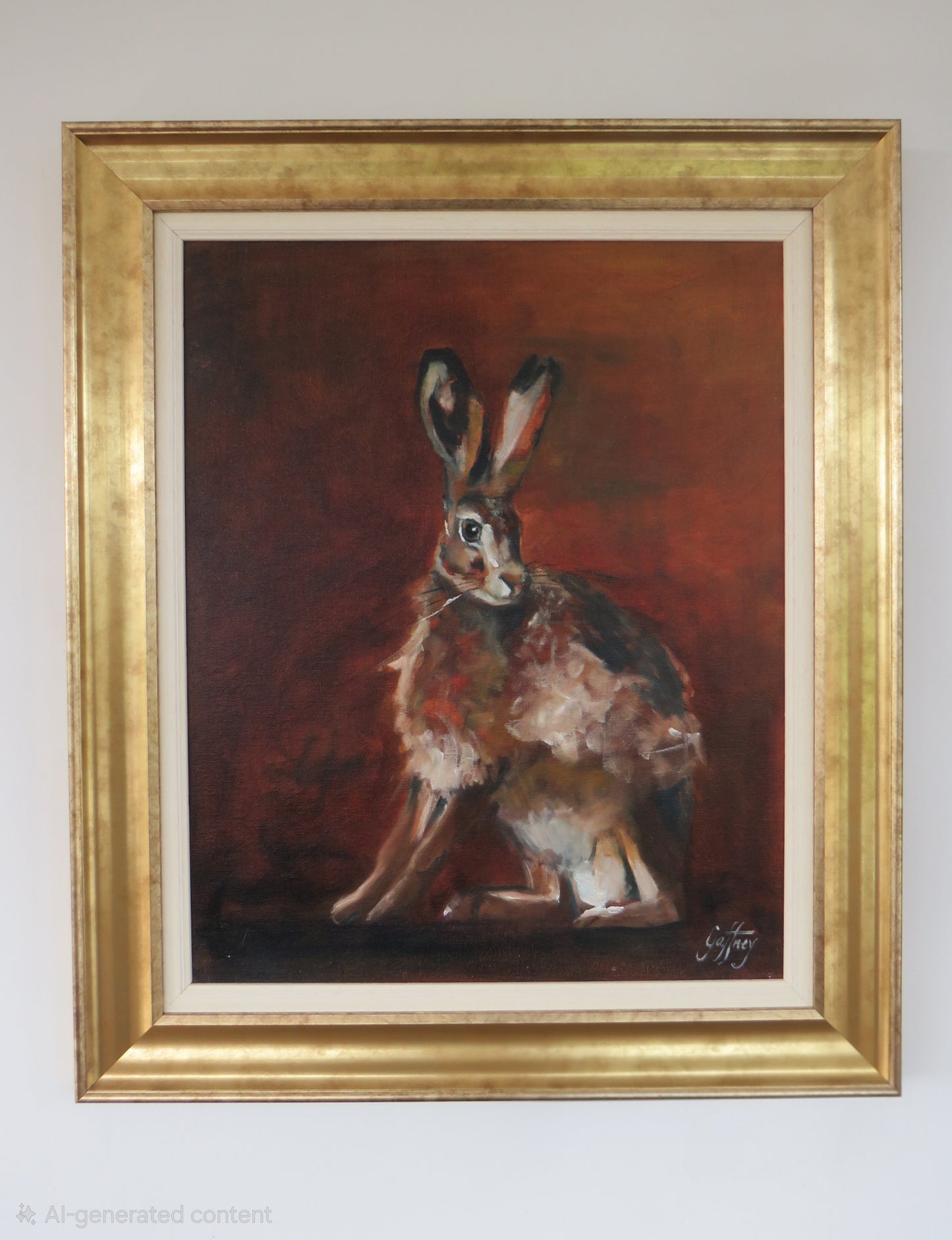 The Brown Hare - Original Oil Painting