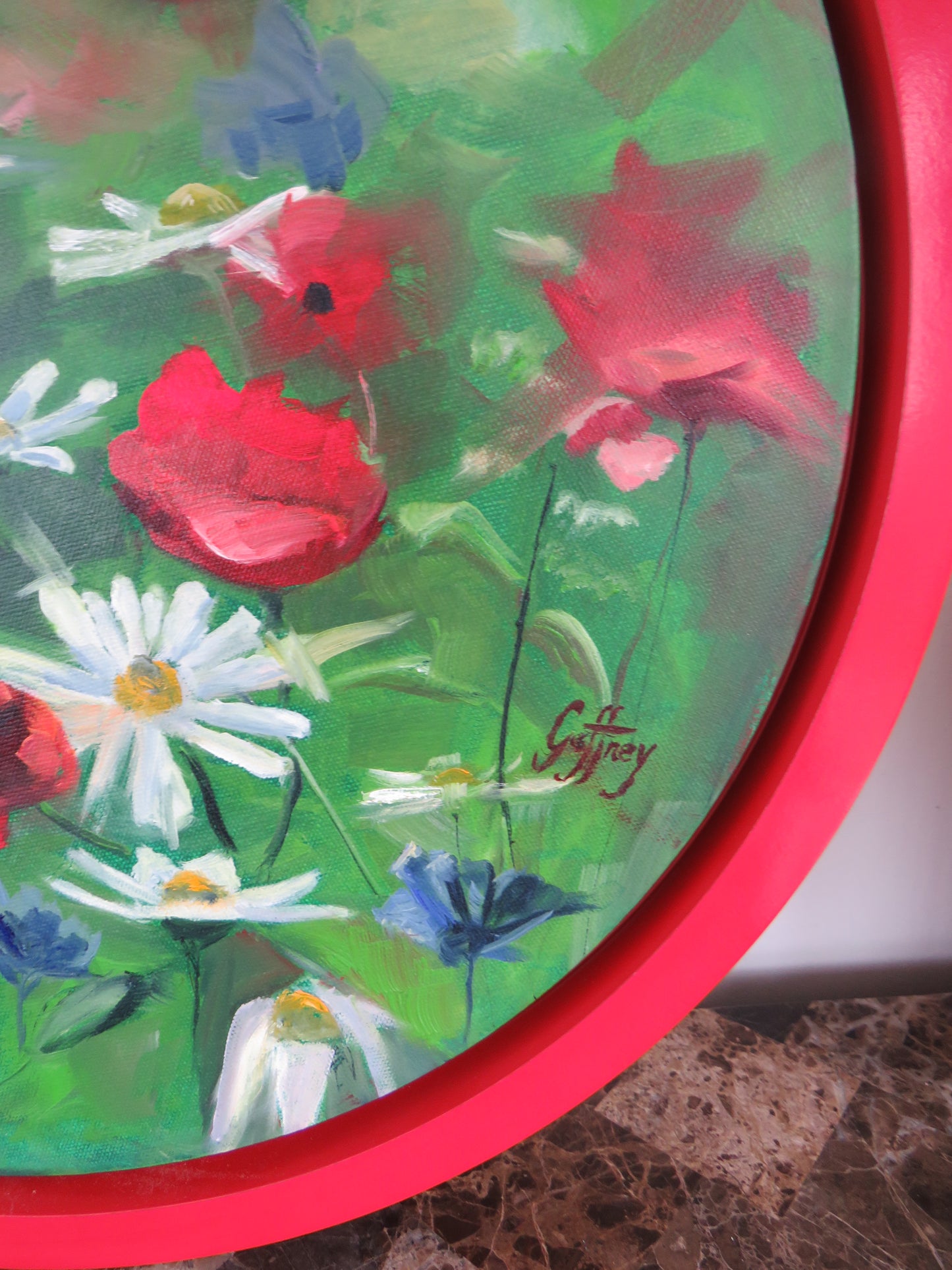 *New* The Wildflowers-Original Oil Painting