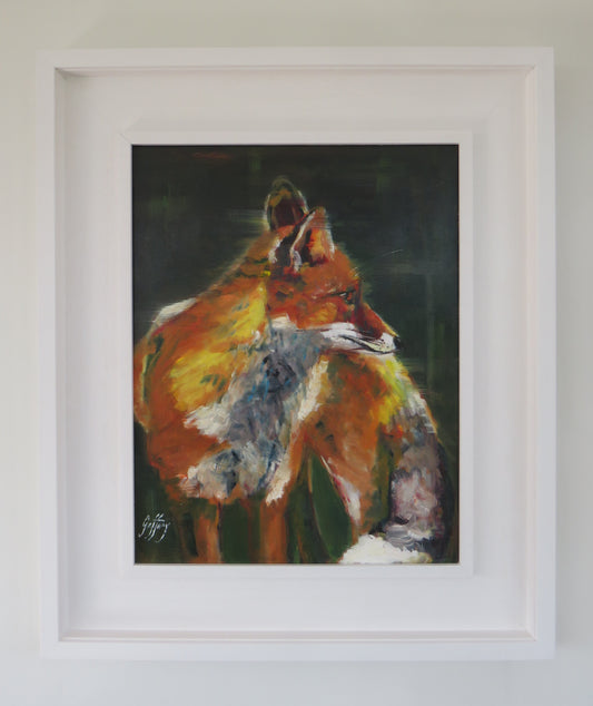 The Cunning Fox - Original Oil Painting