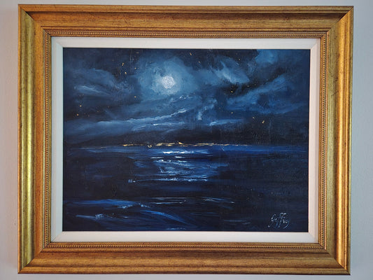 *New, Starry Waters- Original Oil Painting