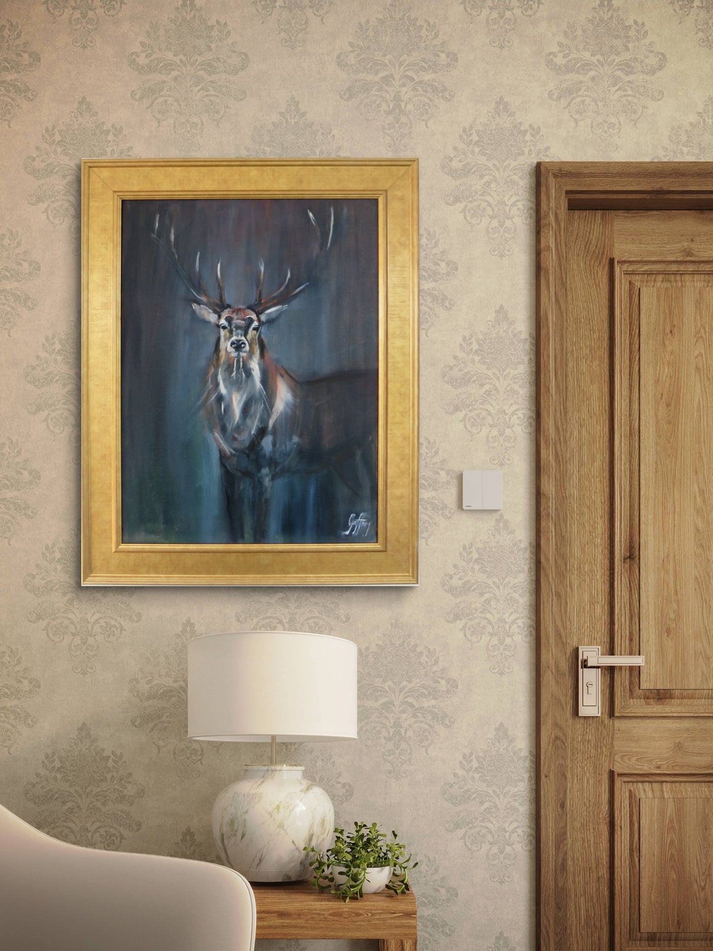 The Regal Stag - Original Oil Painting