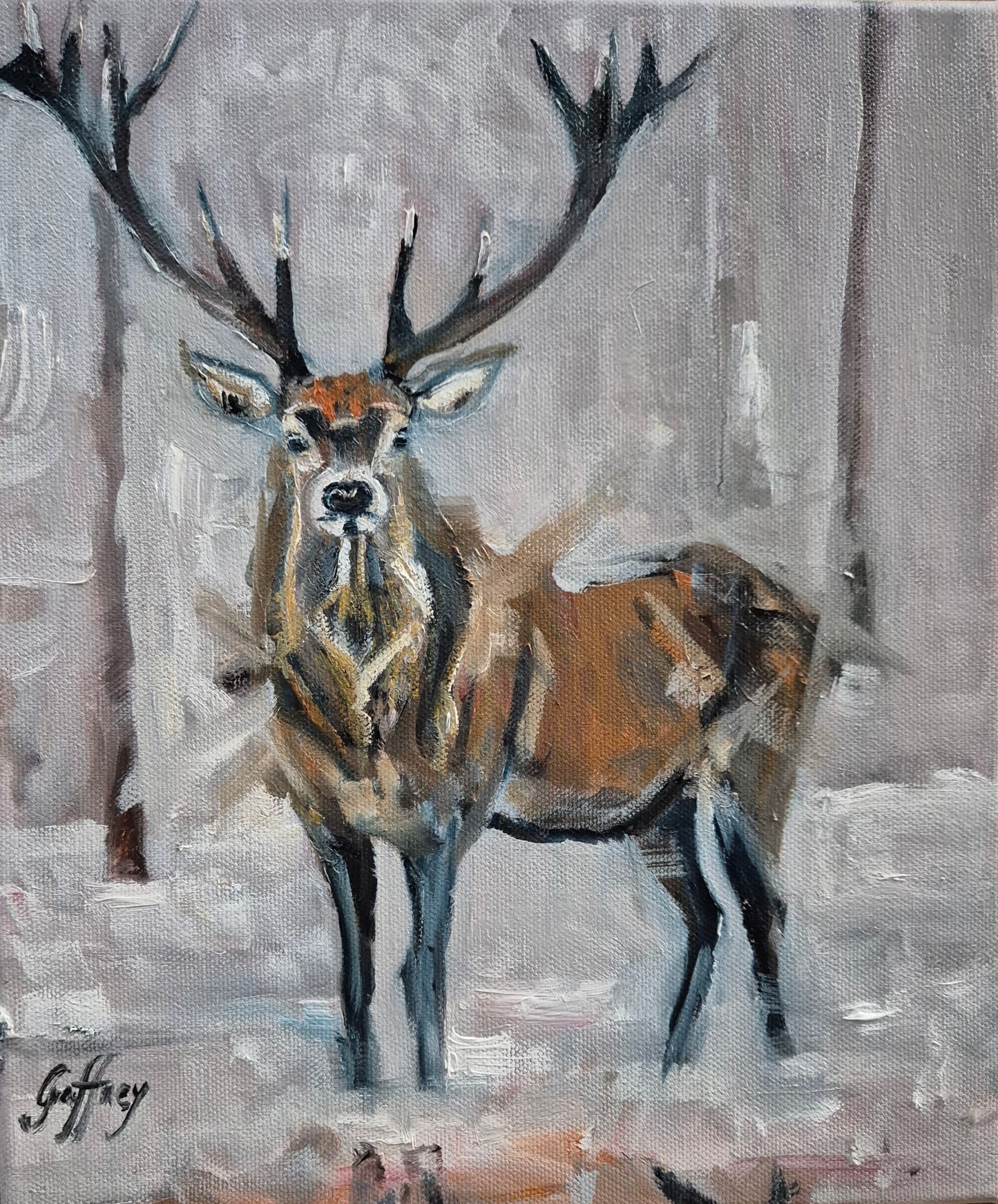 Oh Dear! Original oil painting