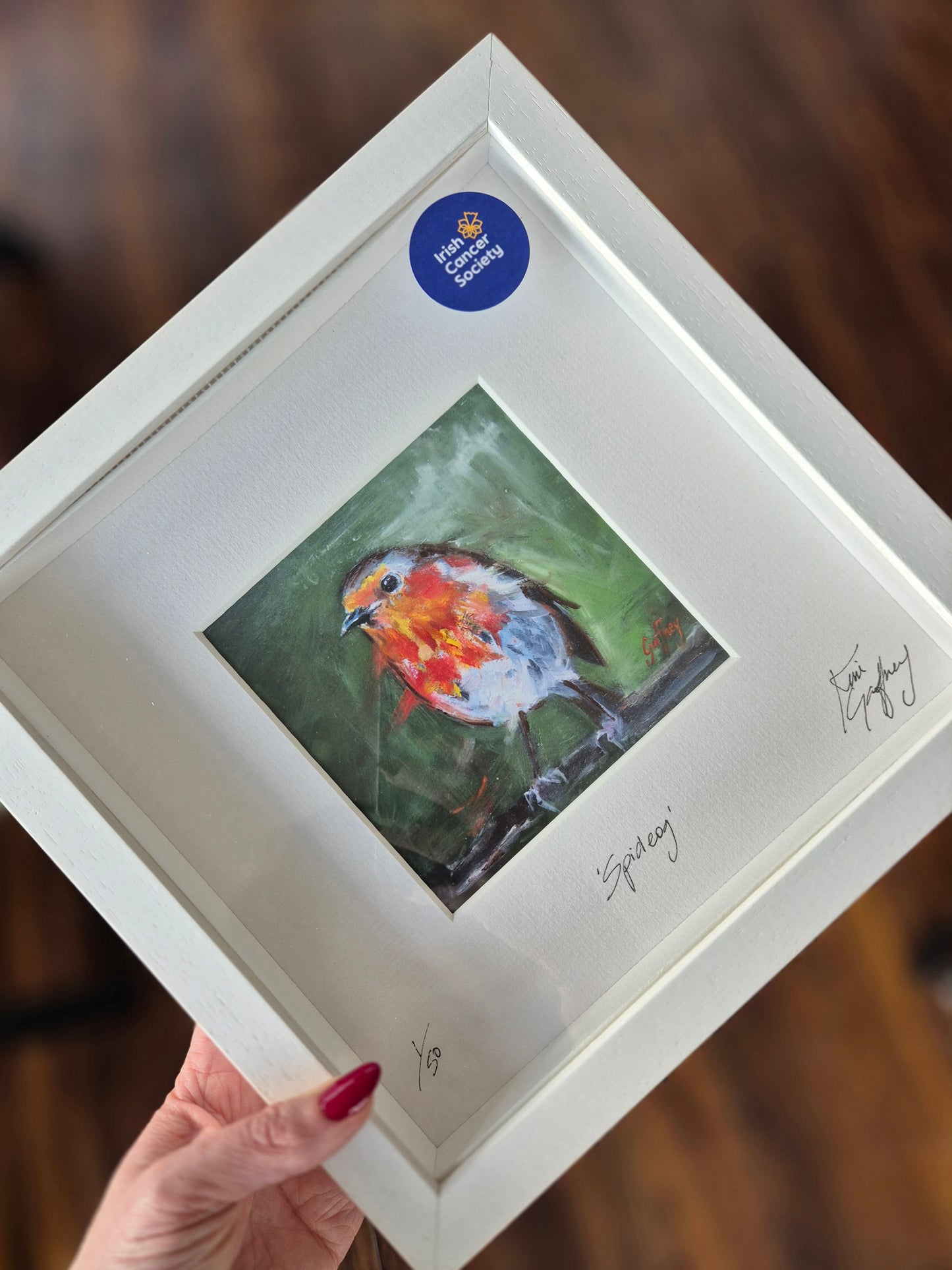 Spideog- Fine art framed print