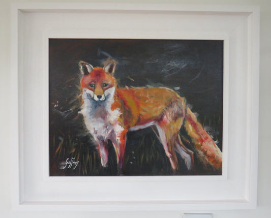 Fox In The Gentle Wind - Original Oil Painting