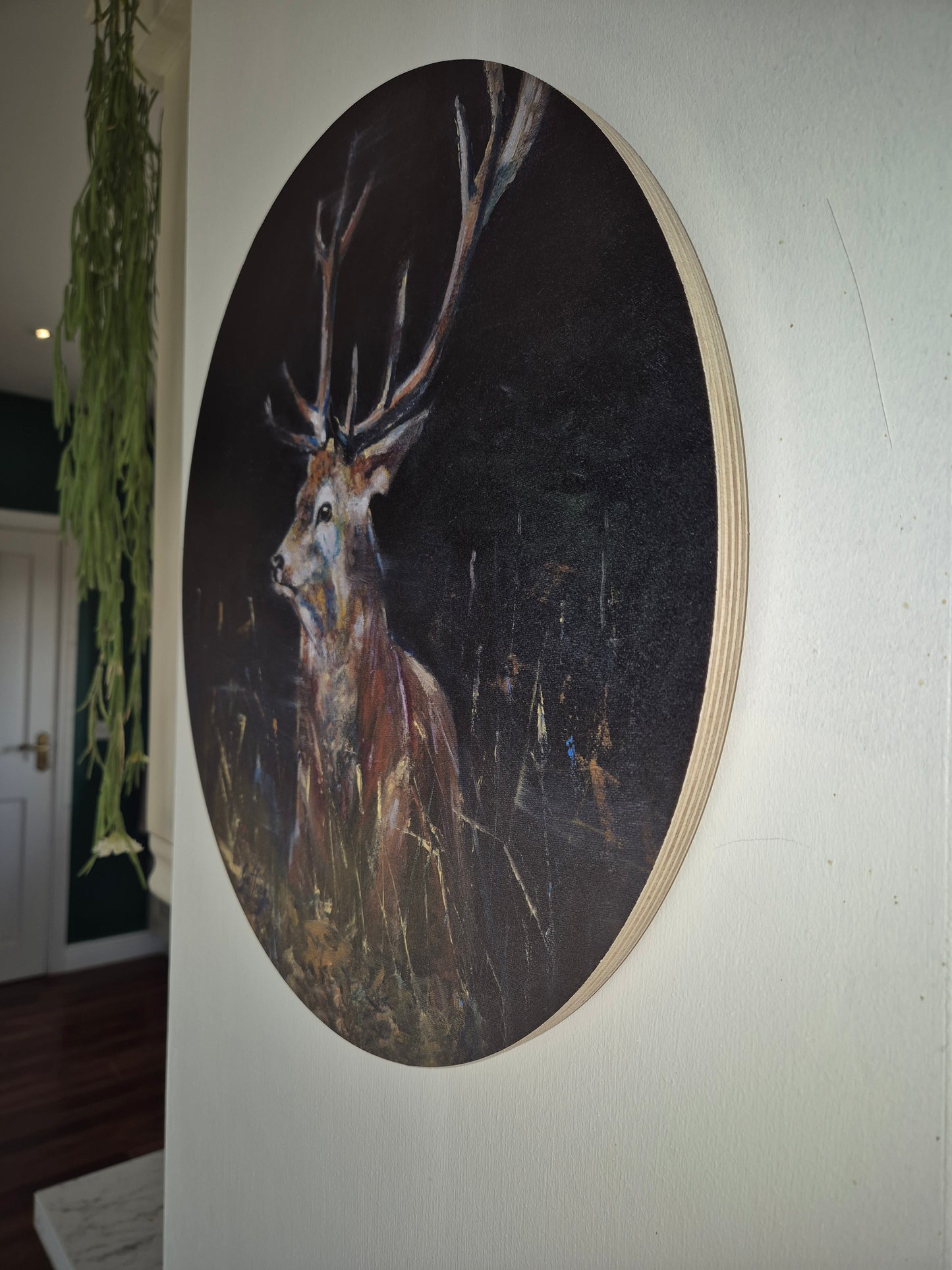 The Majestic Stag - on birchwood