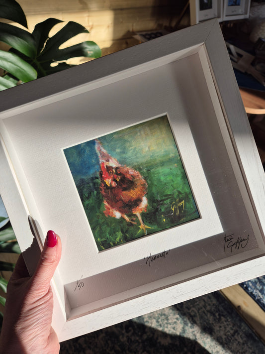 Henrietta-mini framed print