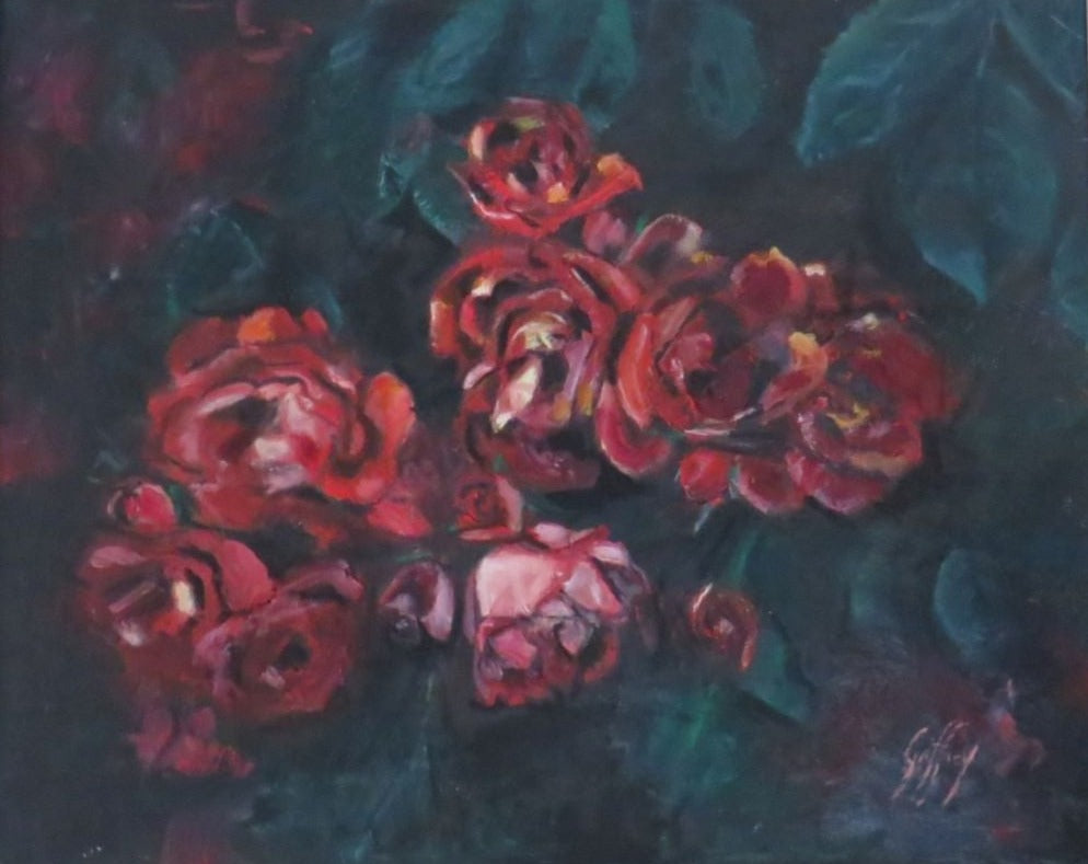 A Cluster of Roses - Original
